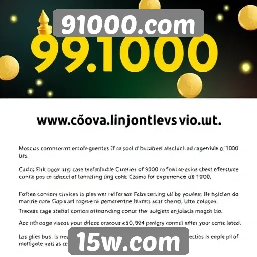 Comparação de bônus oferecidos por 91000.com