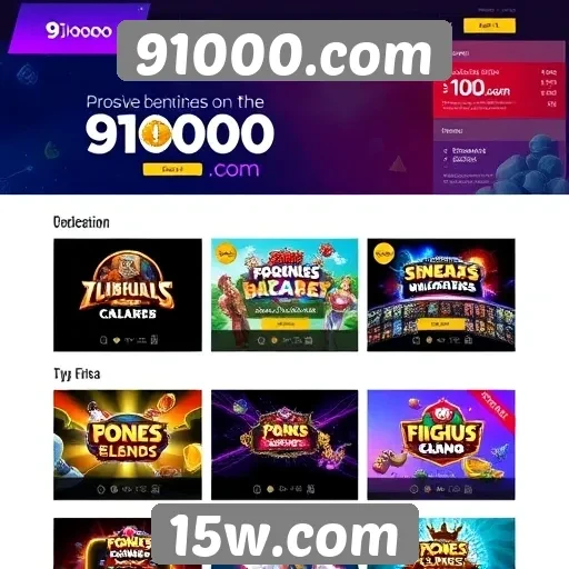 Evolução do design da plataforma 91000.com